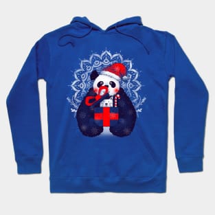 Xmas Panda Ugly Sweater by Tobe Fonseca Hoodie